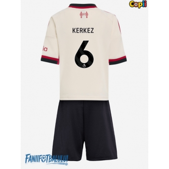 Liverpool Milos Kerkez #6 Echipament de Fotbal Replică 2025-26 Copii Deplasare (+ Șorturi)